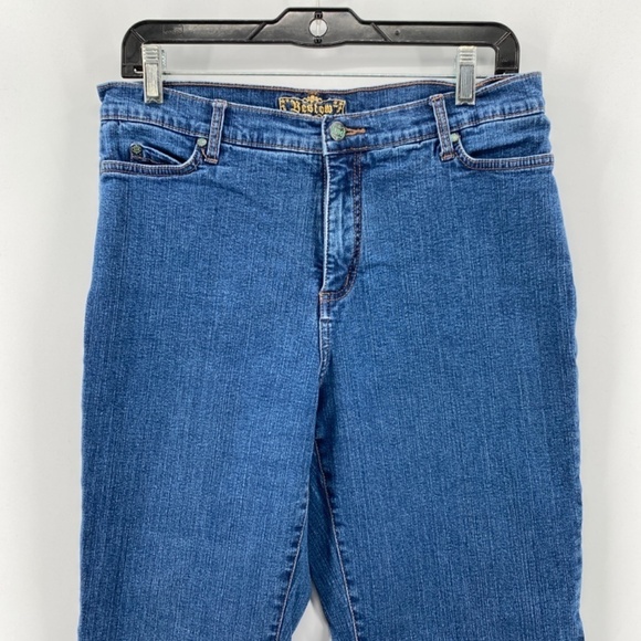 Bestow Jeans Women's Size 14P Front Rear Pockets Denim Blue Belt Loops - Picture 2 of 13